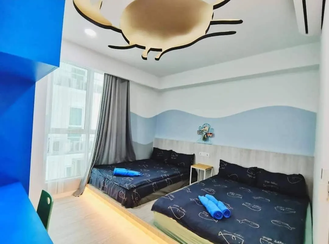 Restary - Ocean, Sutera Avenue Infinity Pool - Imago Opposite - Kk City- 4Br,12Pax 来沙旅 海洋主题公寓 - 无边际日落海景泳池 - Imago商场对面 - Kk市中心 - 4房12人 Kota Kinabalu